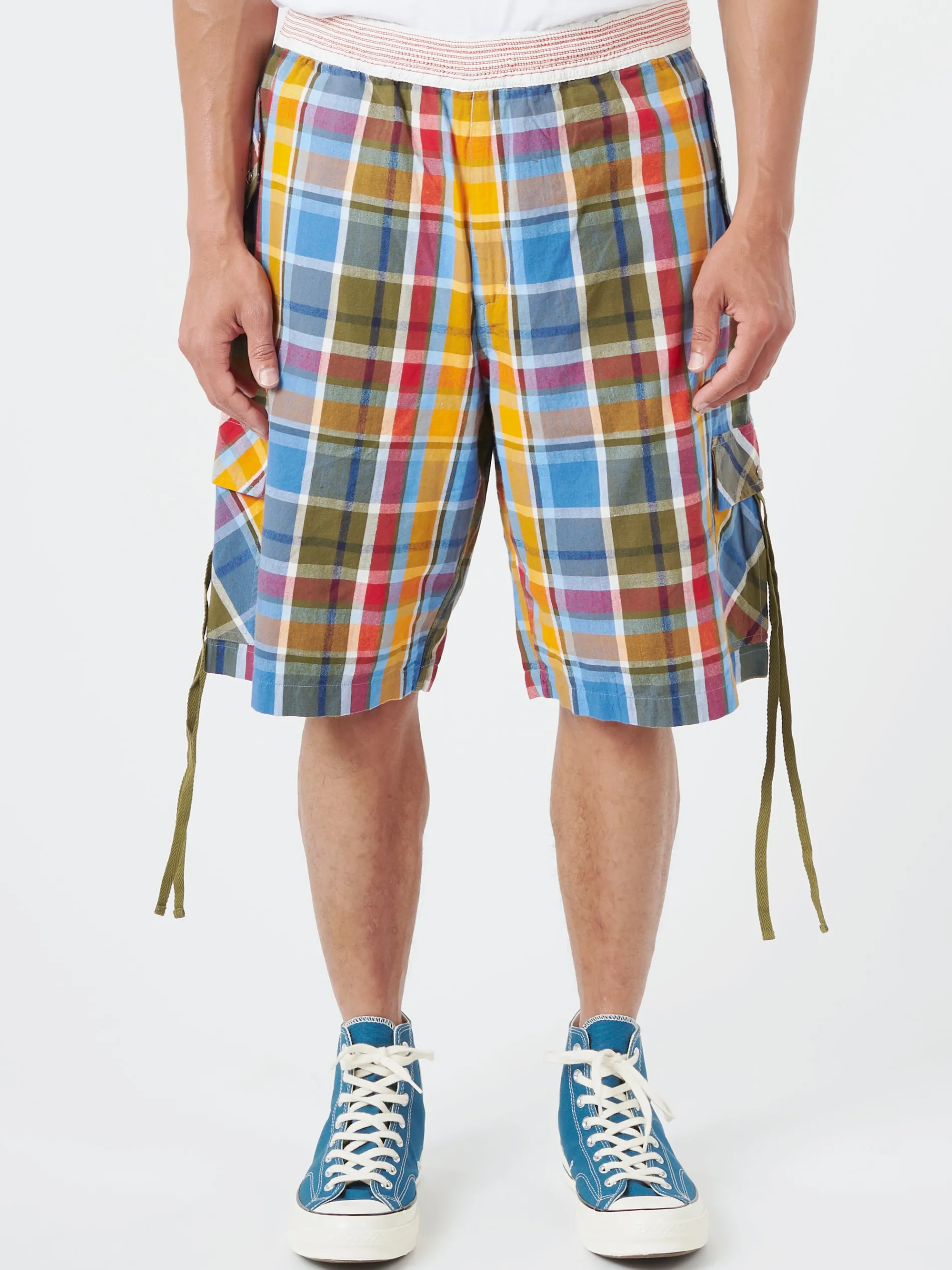 Nigel Cabourn - Original Madras Trading Company Cargo Short in Green