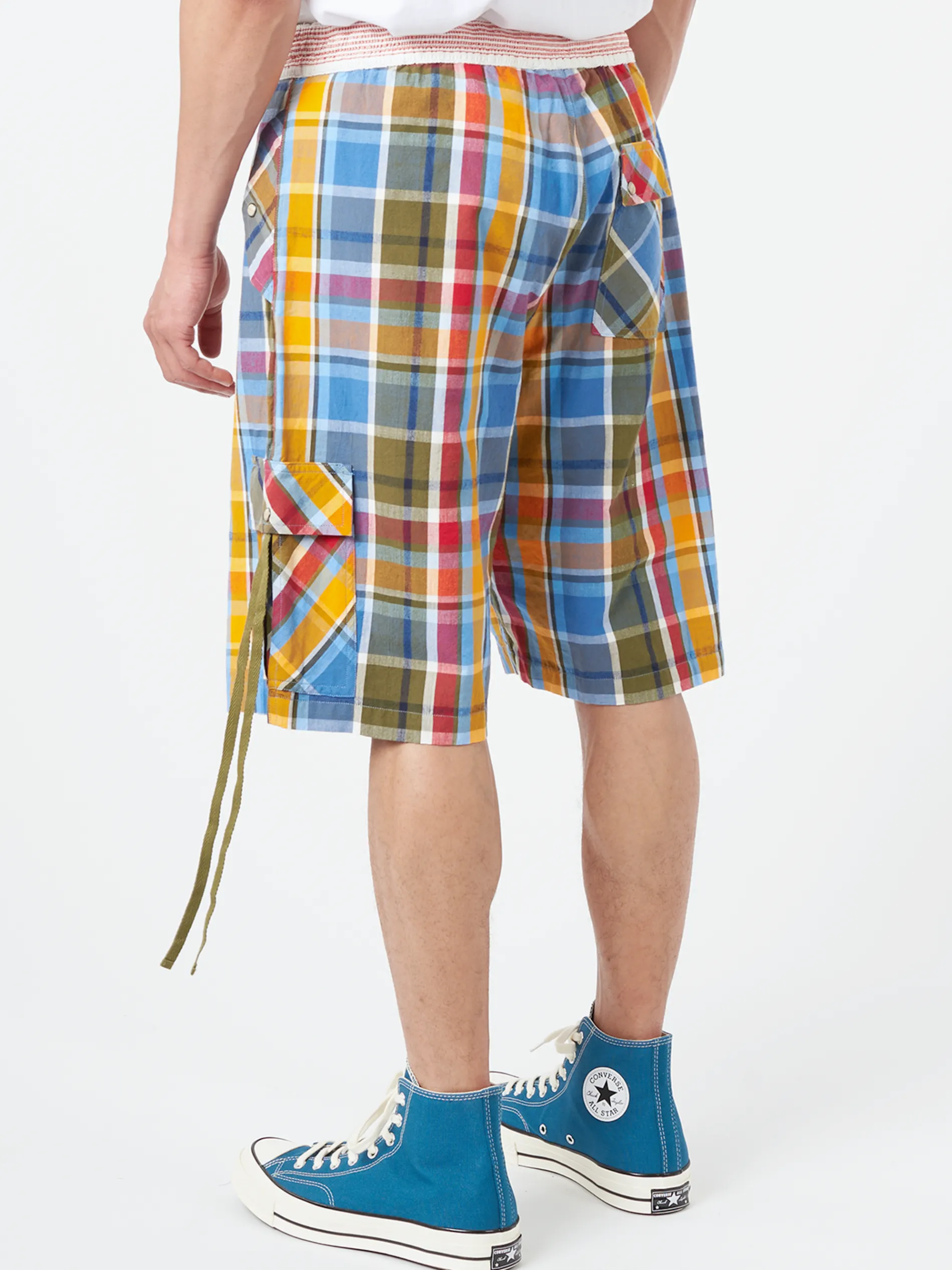 Nigel Cabourn - Original Madras Trading Company Cargo Short in Green