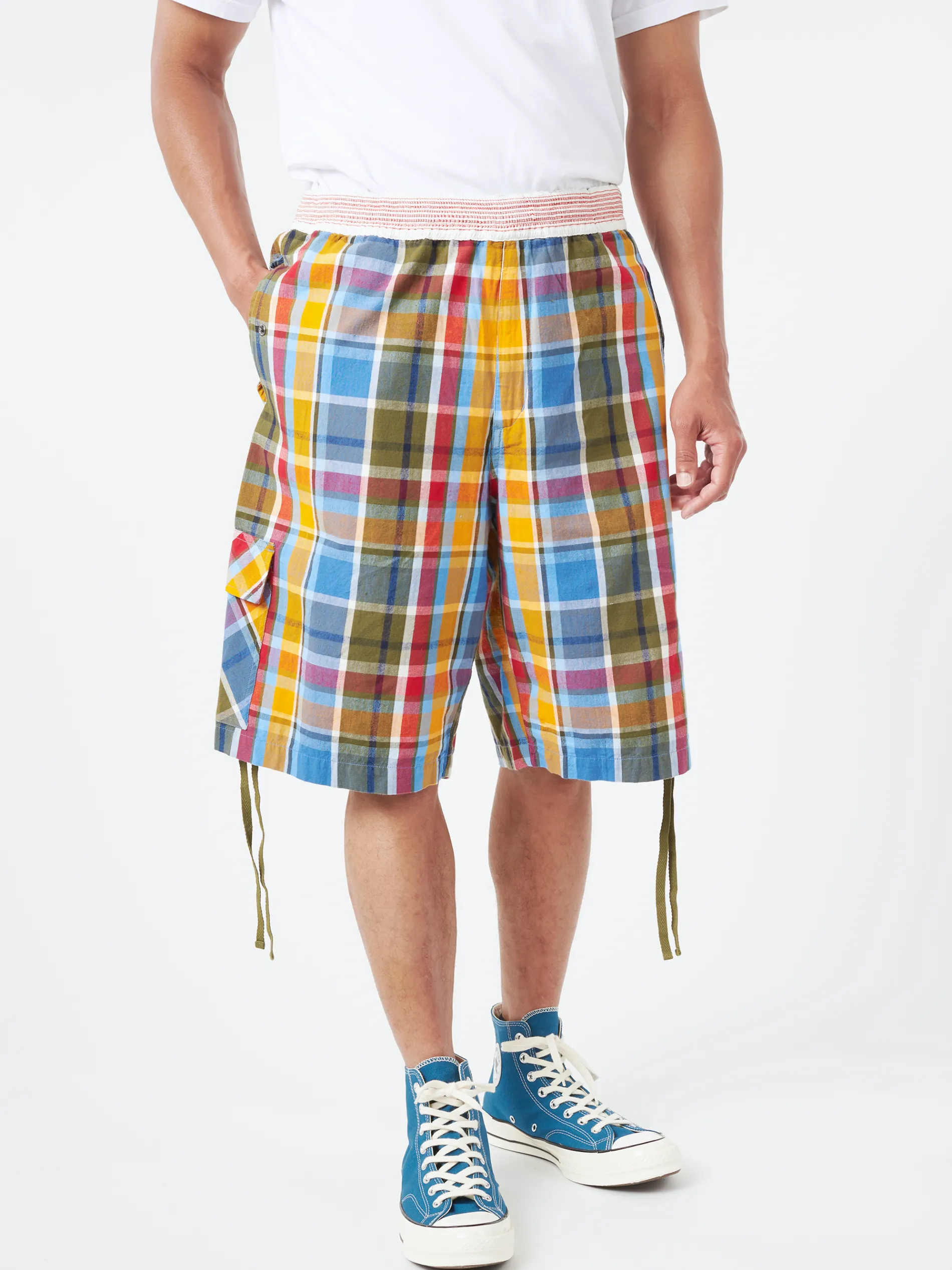 Nigel Cabourn - Original Madras Trading Company Cargo Short in Green