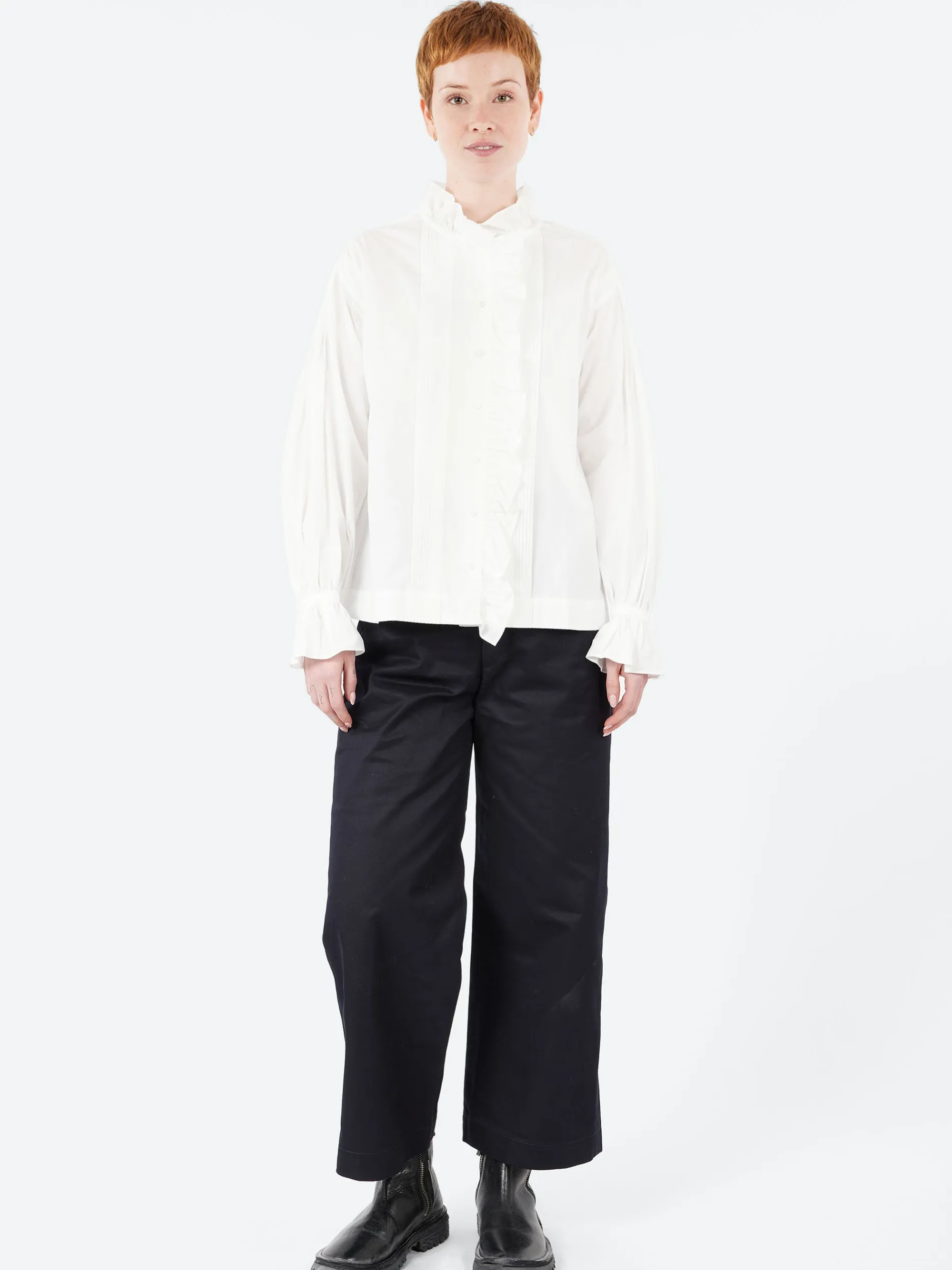 Nigel Cabourn - Wide Chino Pant in Navy