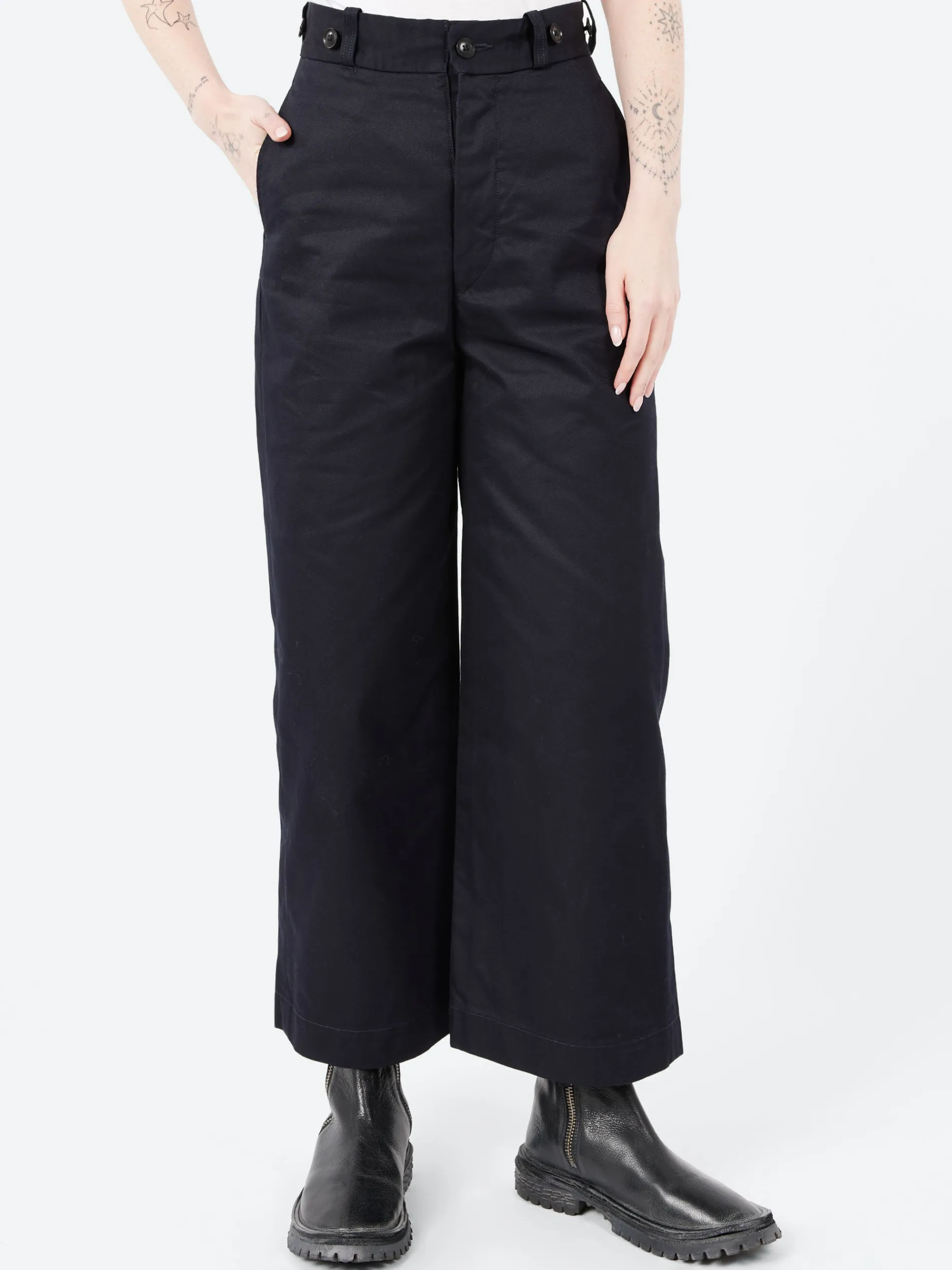 Nigel Cabourn - Wide Chino Pant in Navy