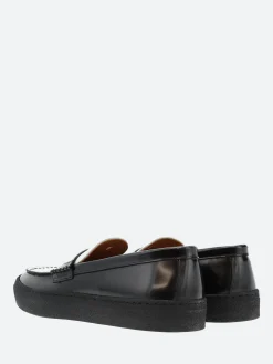 Norman Wakabayashi - Ford Loafers in Nero and Bianco