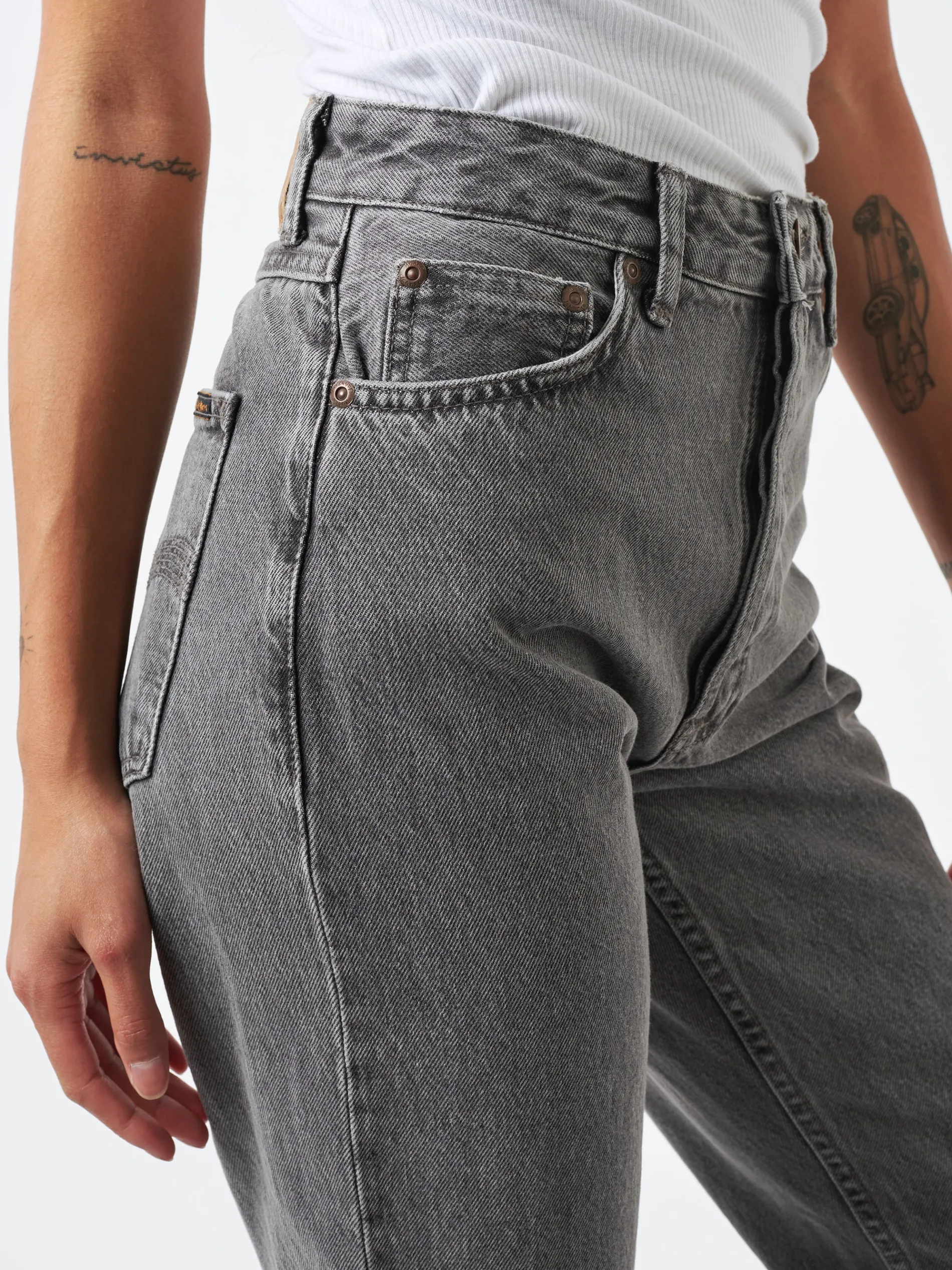 Nudie Jeans - Breezy Britt in Mountain Grey