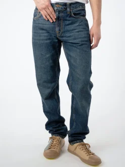 Nudie Jeans - Gritty Jackson in Blue Soil