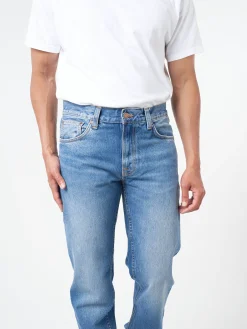 Nudie Jeans - Gritty Jackson in Day Dreamer (Mid-Blue Wash)