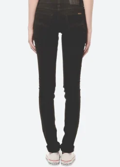 Nudie Jeans - Tight Long John in Organic Black/Black
