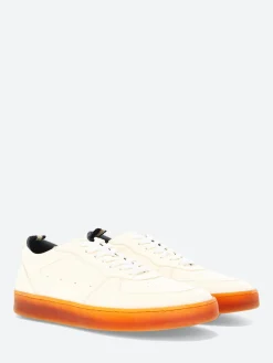 Officine Creative - Asset 001 Low Top Sneakers in Bianco Deer