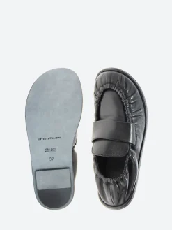 Officine Creative - Fontayne 007 Penny Loafers in Nero Guanteria