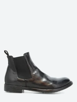 Officine Creative - Hive 007 Chelsea Boots in Nero Ignis