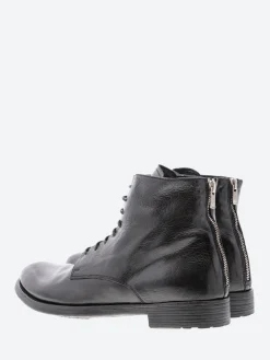 Officine Creative - Hive 16 Lace-Up Boots in Nero Ignis