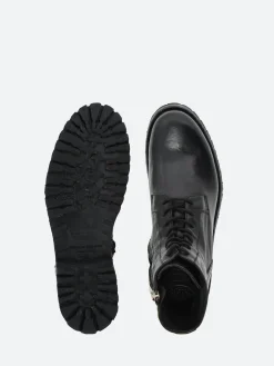 Officine Creative - Ikonic 001 Lace Up Boots in Nero Novak