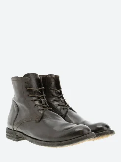 Officine Creative - Lexikon 021 Lace Up Ankle Boots in Ebano Ignis