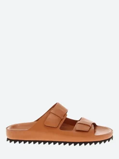 Officine Creative - Pelagie 003 Leather Sandals in Ginger Biscuit Nappa