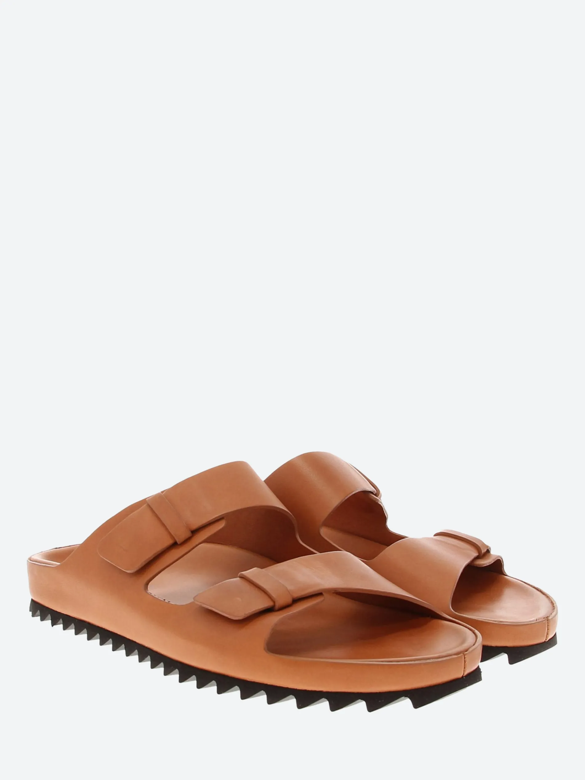 Officine Creative - Pelagie 003 Leather Sandals in Ginger Biscuit Nappa