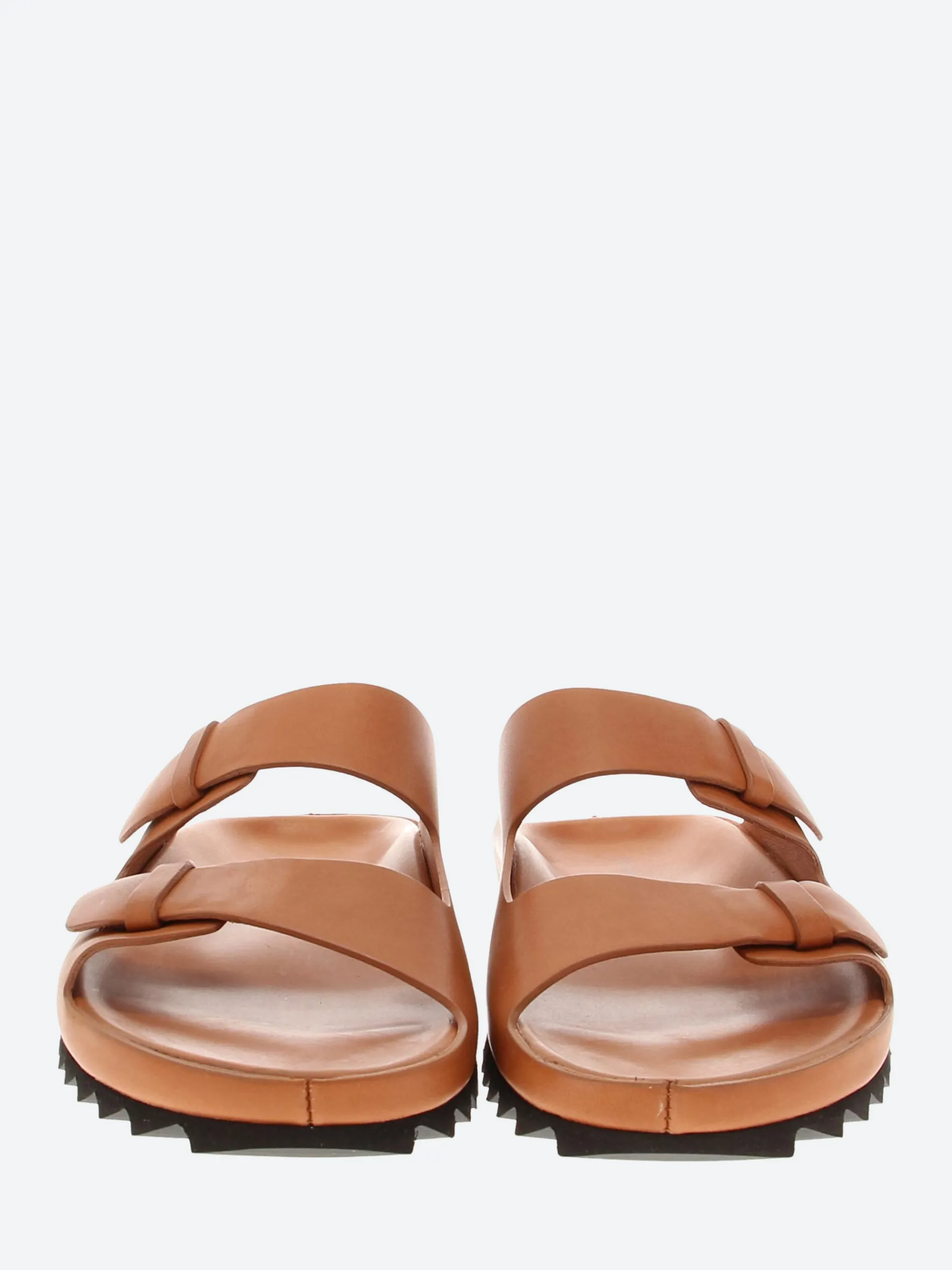 Officine Creative - Pelagie 003 Leather Sandals in Ginger Biscuit Nappa