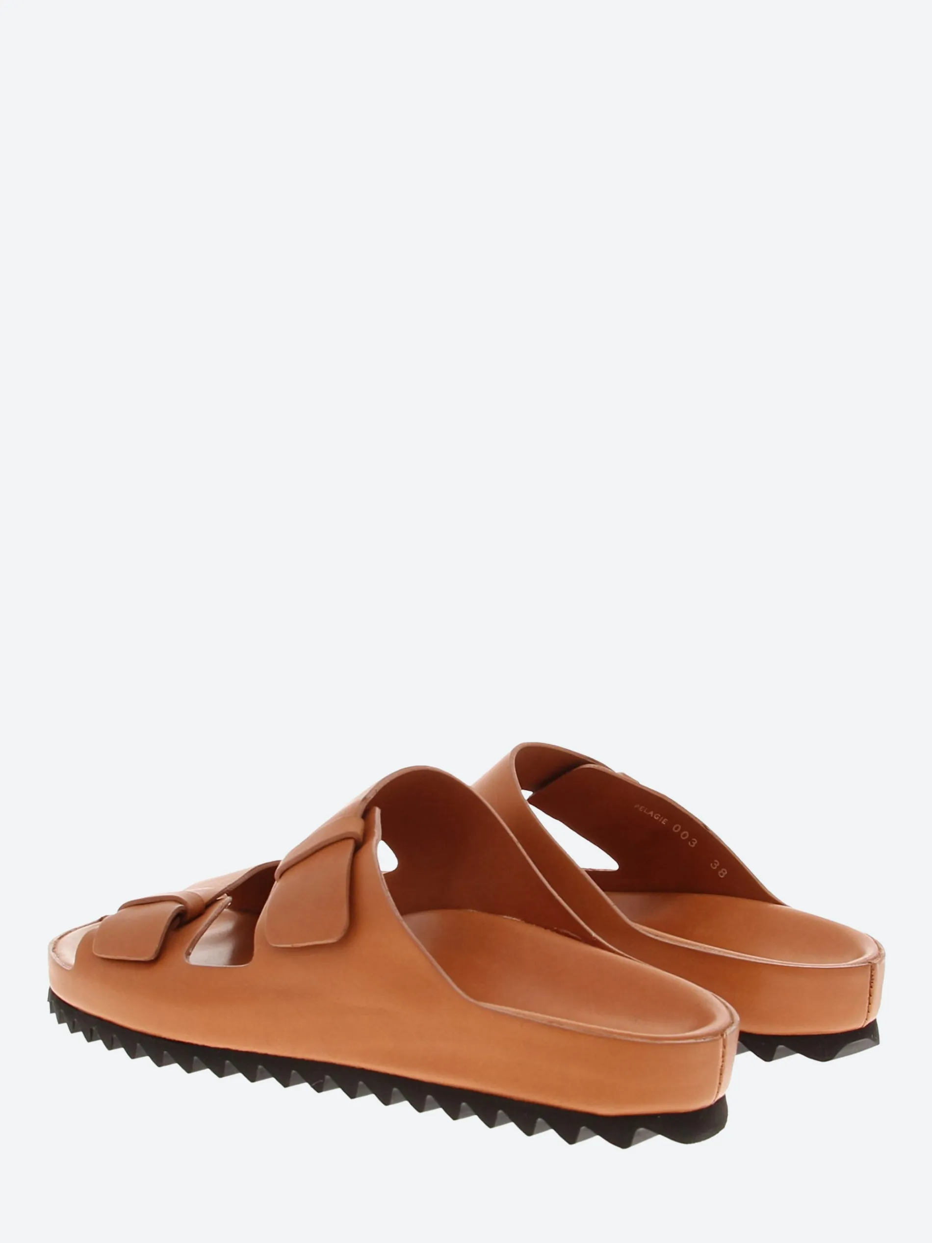 Officine Creative - Pelagie 003 Leather Sandals in Ginger Biscuit Nappa