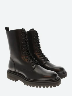 Officine Creative - Provence 027 Combat Boots in Nero Mountain