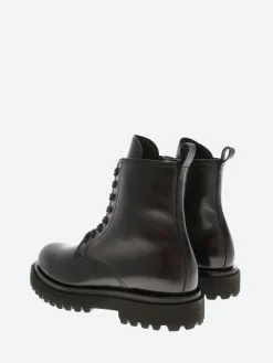 Officine Creative - Wisal 008 Combat Boots in Nero Butter