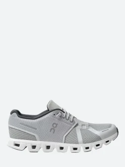 On - Men's Cloud 5 Running Shoes in Glacier and White