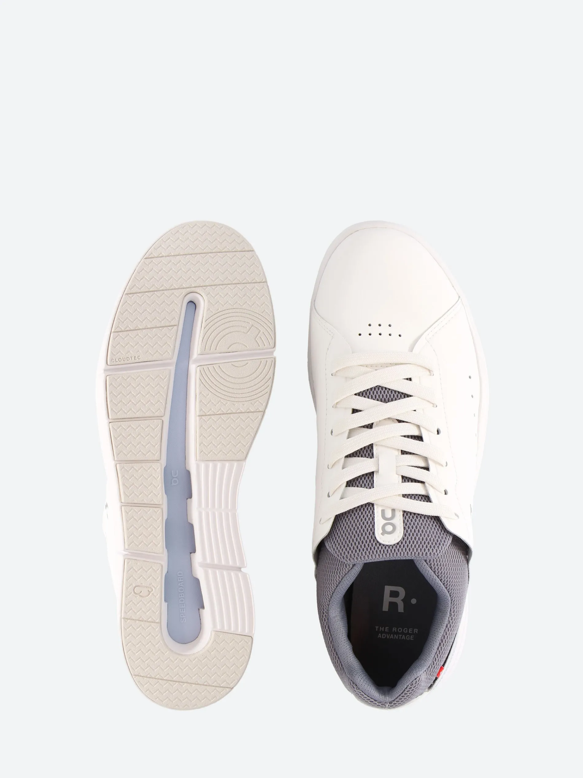 On Running - Men's The Roger Advantage in White and Fossil