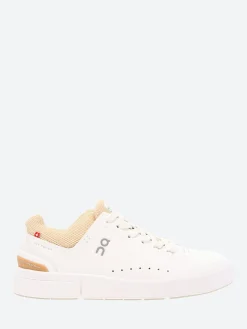 On Running - Women's The Roger Advantage in White and Savannah