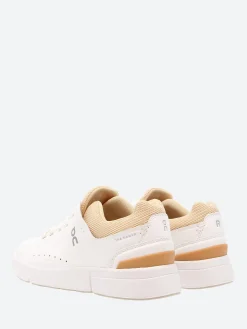 On Running - Women's The Roger Advantage in White and Savannah