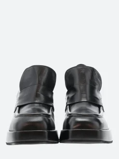 Open Close - Plato 01 in Black Nappa (Black)