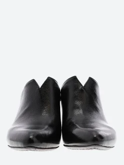 Open Closed - Tanya 16 Heeled Mules in Nero Mousse