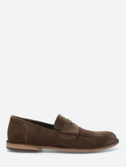 Pantanetti - 17510A Suede Loafers in Ebano Elite