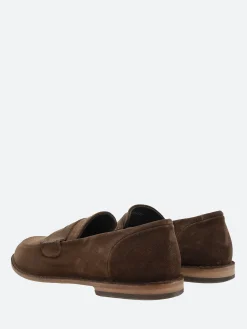 Pantanetti - 17510A Suede Loafers in Ebano Elite