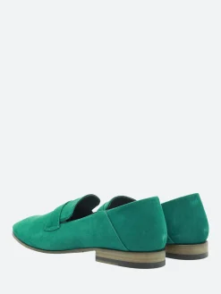 Pantanetti - 17123B Flat Loafers in Smeraldo Talc