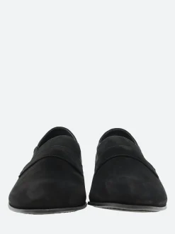 Pantanetti - 17123B Flat Loafers in Nero Talc