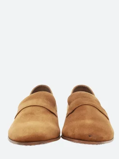 Pantanetti - 17123B Flat Loafers in Tabacco Talc