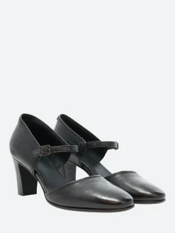 Pantanetti - 17102B Mary-Jane Pumps in Nero Fjord