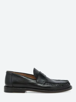 Pantanetti - 18542F Penny Loafers in Nero Futh