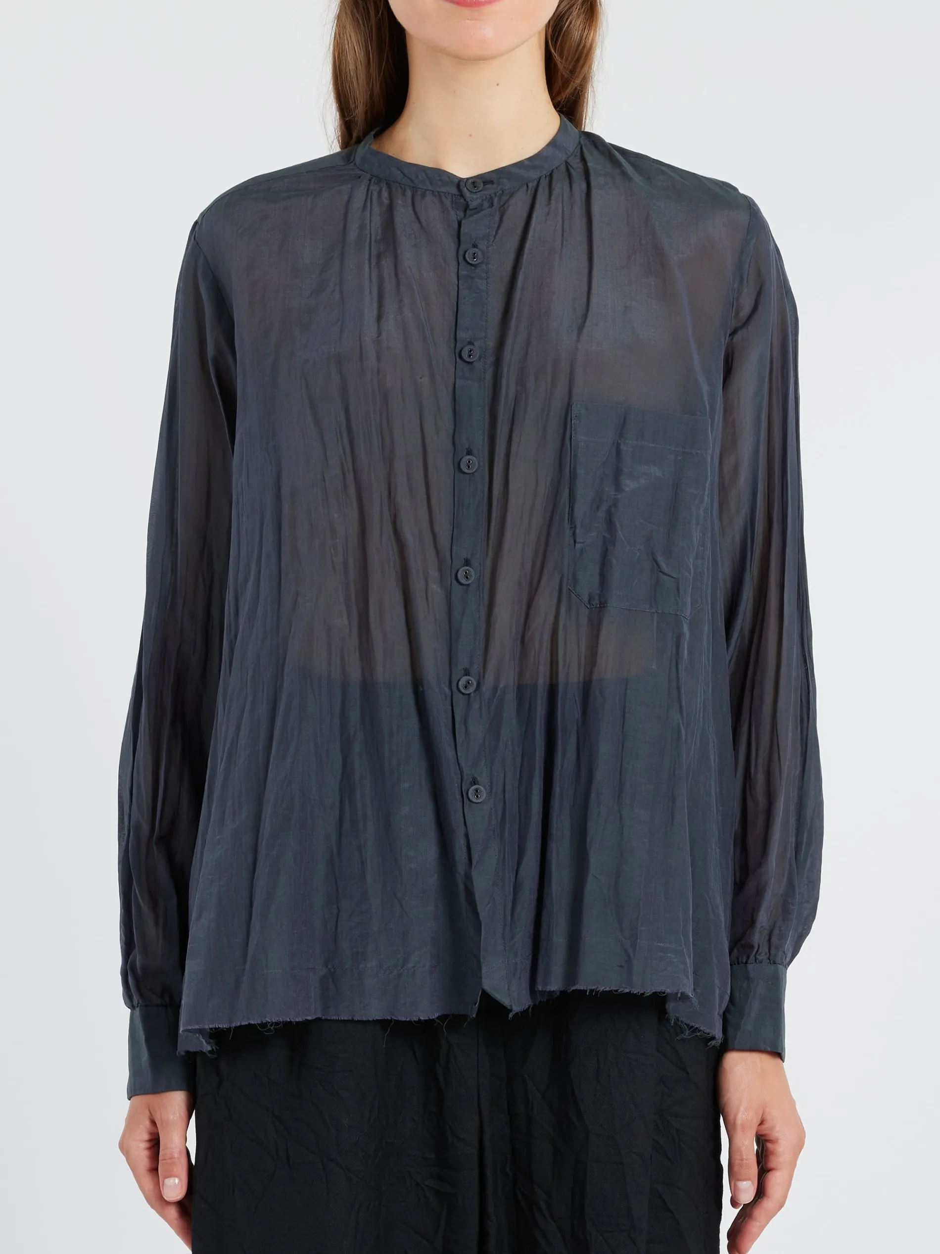 Pas de Calais - Botanical Dye Blouse in Green