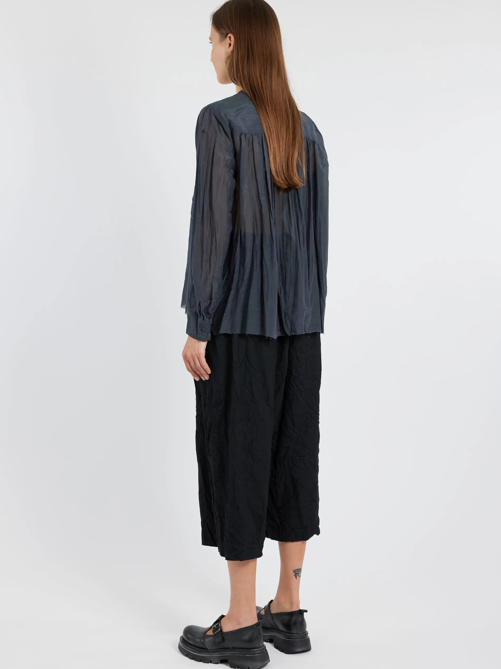 Pas de Calais - Botanical Dye Blouse in Green