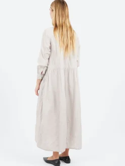 Pas de Calais - Classic Crinkle Dress in Grey