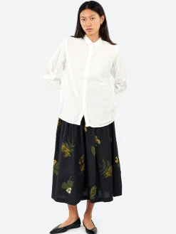 Pas de Calais - Classic Crinkle Shirt in White