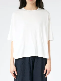 Pas de Calais - Crewneck T-Shirt in White