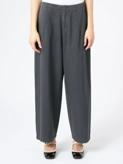 Pas de Calais - Denim Wide Pants in Black
