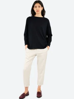 Pas de Calais - Square Pullover in Black