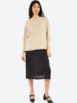 Pas de Calais - Square Pullover in Beige