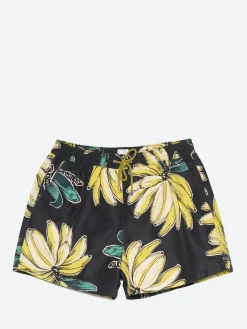 Paul Smith - Banana Print Swim Shorts in Black