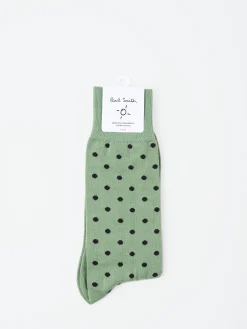 Paul Smith - Fernando Polka Sock in Green 33