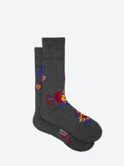 Paul Smith - Winter Hawaiian Socks in Black