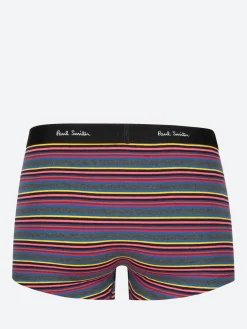 Paul Smith Accessories - Multi-Stripe Low-Rise Boxer Briefs in Slate