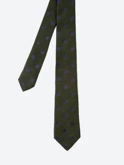 Paul Smith Accessories - Polka Dot Silk Tie in Inky