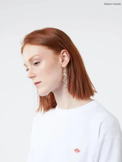 Pearls Before Swine - Brun Earrings in Silver