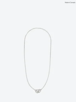 Pearls Before Swine - Core Double Mini Blod Necklace in Silver